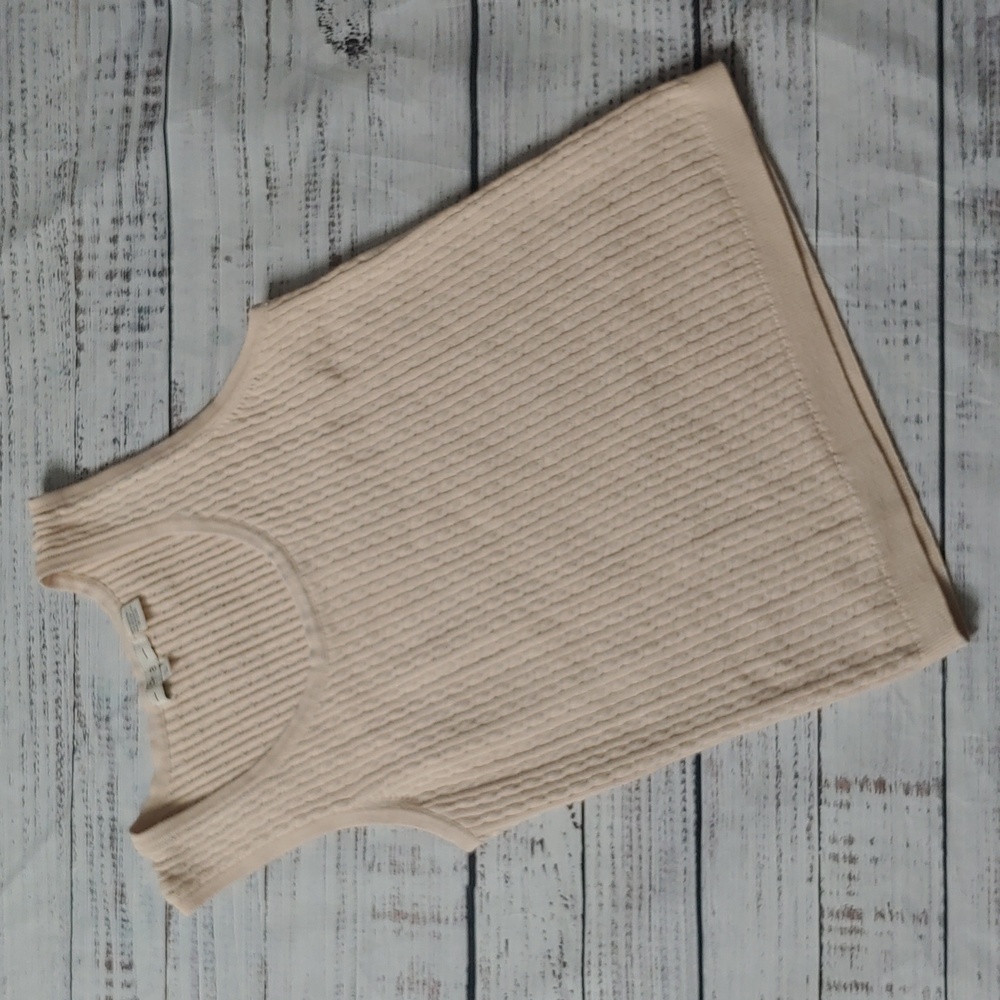 PRIA CABLE KNIT SHELL